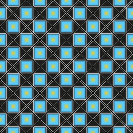 a background consisting of squares and figures of different colorのイラスト素材