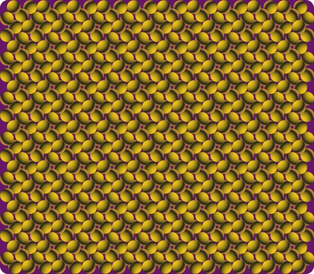 texture consisting of yellow balls on a purple backgroundのイラスト素材