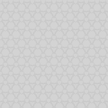 Vintage pattern from different figures on grey backgroundのイラスト素材