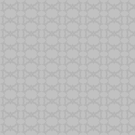 Vintage pattern from different figures on grey backgroundのイラスト素材