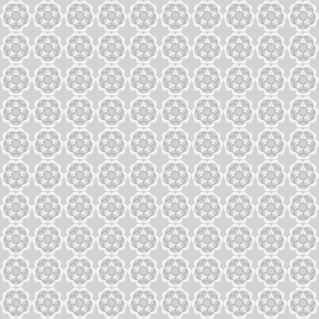 Pattern from different figures on grey backgroundのイラスト素材