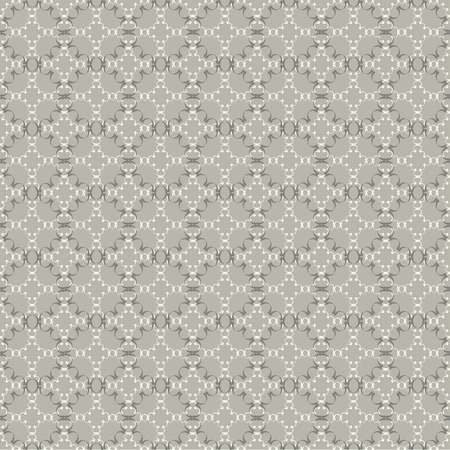Vintage pattern from different figures on grey backgroundのイラスト素材