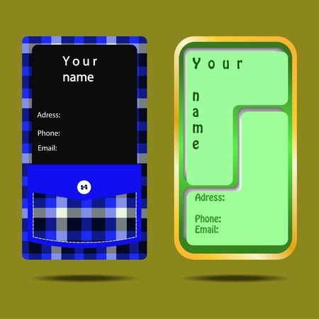 business cards のイラスト素材
