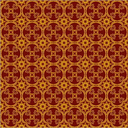 Vintage seamless pattern のイラスト素材