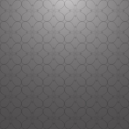 Pattern from different figures on a grey backgroundのイラスト素材