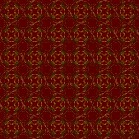 Pattern from different figures on a red backgroundのイラスト素材