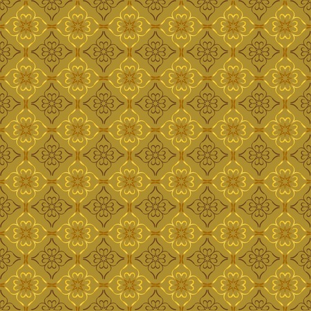 Vintage seamless patternのイラスト素材