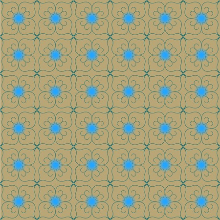 Vintage seamless patternのイラスト素材
