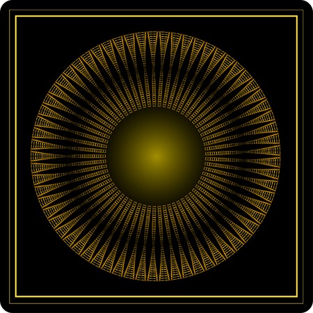abstract round figureのイラスト素材