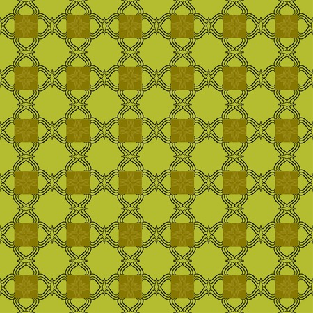 Pattern from different figures on a light green backgroundのイラスト素材