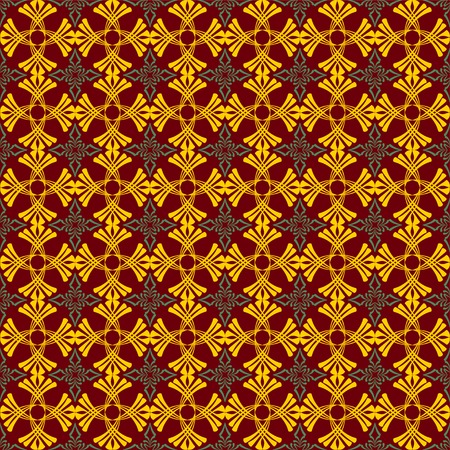Vintage seamless patternのイラスト素材