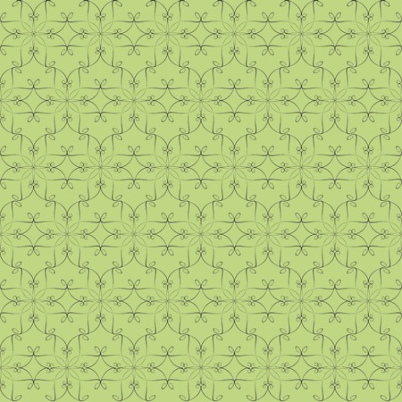 Pattern from different figures on a light green backgroundのイラスト素材