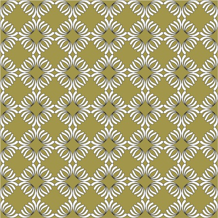Pattern from different figures on a light brown backgroundのイラスト素材