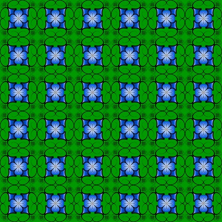 abstract  floral patternのイラスト素材