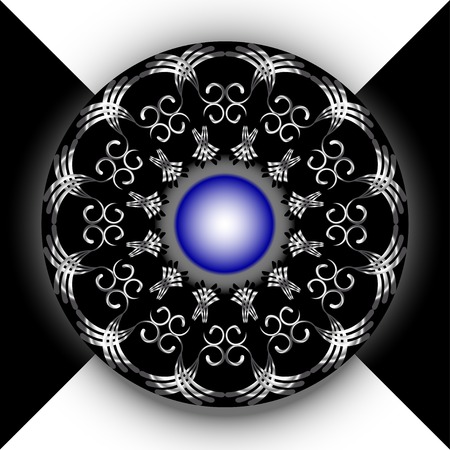 Abstract round figureのイラスト素材