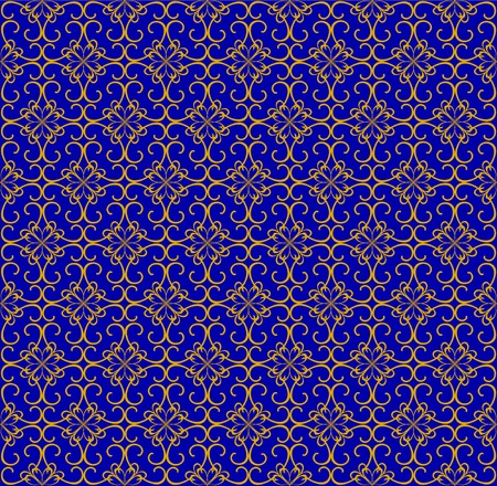 Vintage seamless patternのイラスト素材