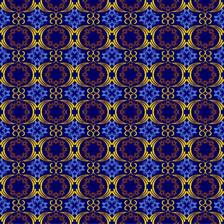Vintage seamless patternのイラスト素材