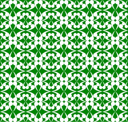 abstract pattern of white commas components of various shapesのイラスト素材