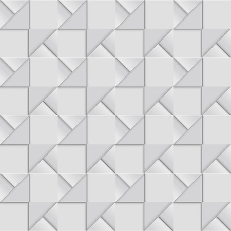 Seamless pattern of abstract shapes composed of folded paperのイラスト素材