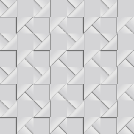 Seamless pattern of abstract shapes composed of folded paperのイラスト素材