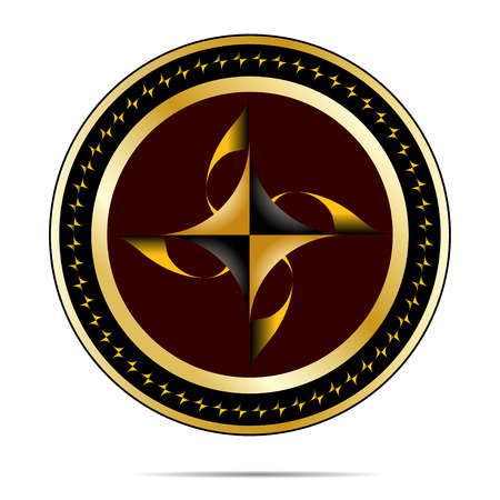 Abstract  logo design template.  Universal premium elegant creative symbol.のイラスト素材
