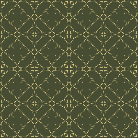 Seamless pattern of geometric shapes made up of squaresのイラスト素材