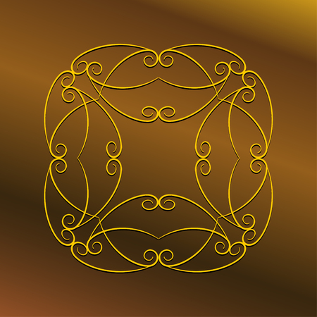 Elegant monogram designs template. Abstract figure Art Deco Monogramの写真素材