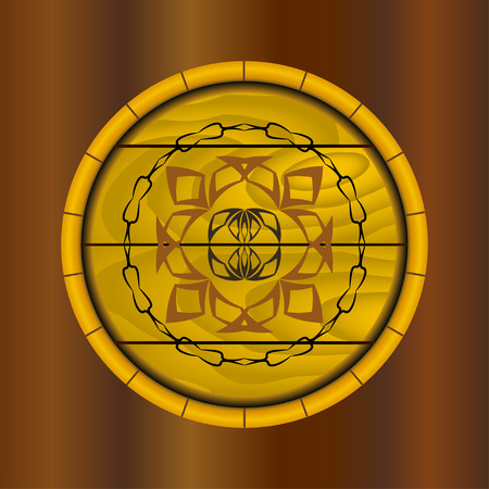Abstract figure Art Deco Monogram and Emblem Elements.のイラスト素材