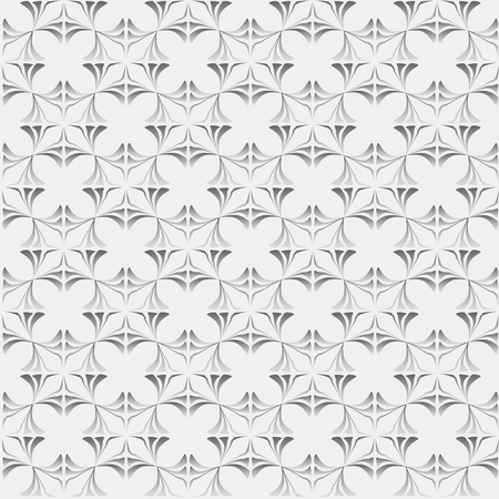 Abstract pattern of various shapes on gray background  Seamless grill for wallpapers and background.のイラスト素材