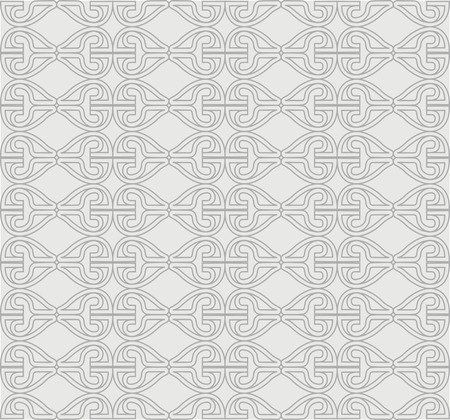 Vintage pattern of various shapes on gray background  Seamless pattern for wallpapers and background.の写真素材