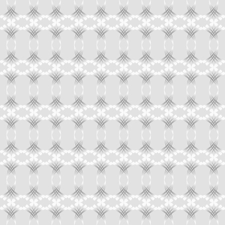 Vintage pattern of various shapes on light gray background  Seamless pattern for wallpapers and background.のイラスト素材