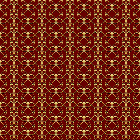 Gold red vintage pattern. Abstract background for print and webの写真素材