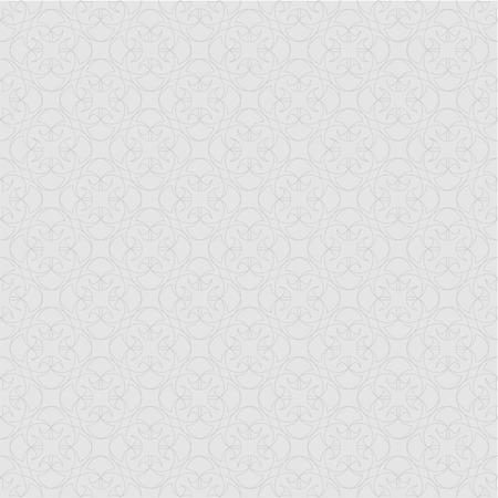The pattern with decorative ornament in vintage style on gray backgroundのイラスト素材