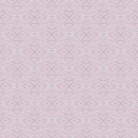 The pattern with decorative ornament in vintage styleのイラスト素材
