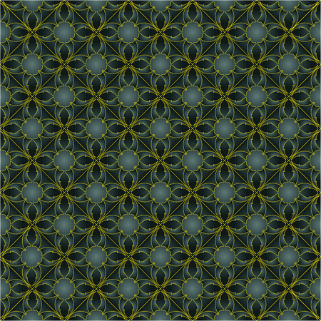The pattern with decorative ornament in a futuristic styleのイラスト素材
