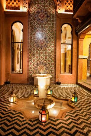 Morocco fountainのeditorial素材