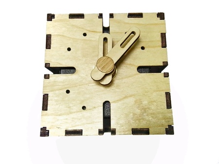 Desktop Clock Made from woodの素材