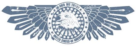 The image of color American symbolのイラスト素材