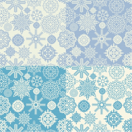 The image of Background of snowflakes seamlessのイラスト素材