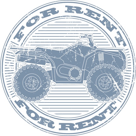 The image of For rent stampのイラスト素材