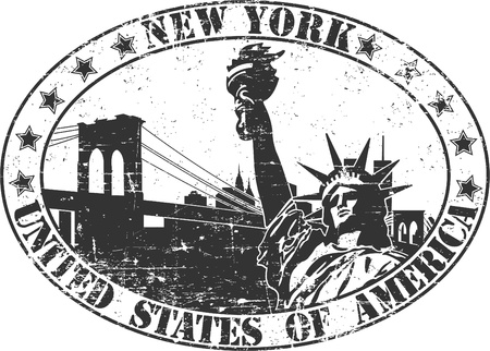 The image New York stampのイラスト素材