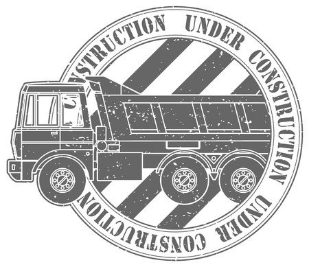 The image Stamp under constructionのイラスト素材