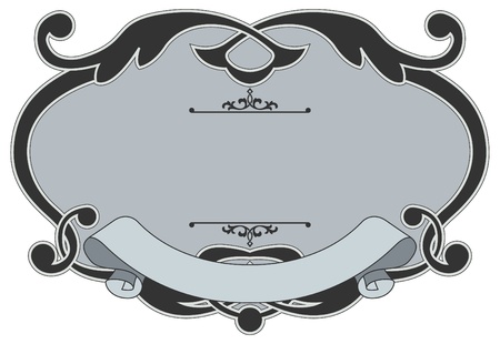 The image Framework with a pattern in style the Vintageのイラスト素材