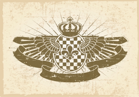 The vector image of Vintage stampのイラスト素材