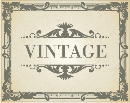 The image Vintage frameのイラスト素材