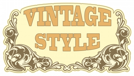 The image Vintage style labelのイラスト素材