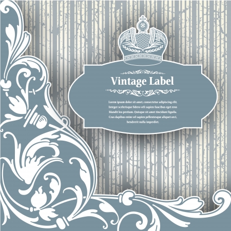 The vector image Vintage frameのイラスト素材