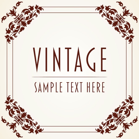 The image Decorative Vintage Frameのイラスト素材