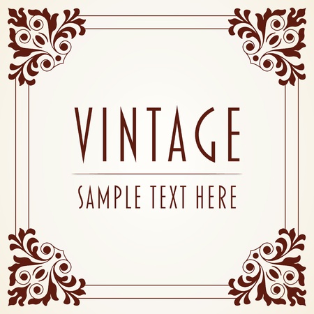 The image Decorative Vintage Frameのイラスト素材