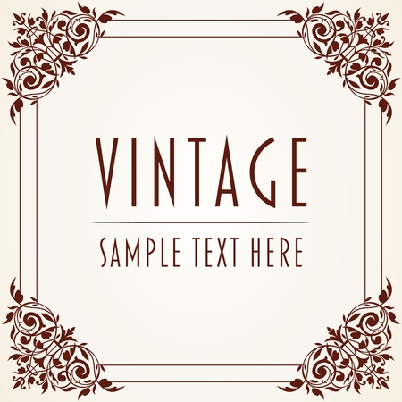 The image Decorative Vintage Frameのイラスト素材